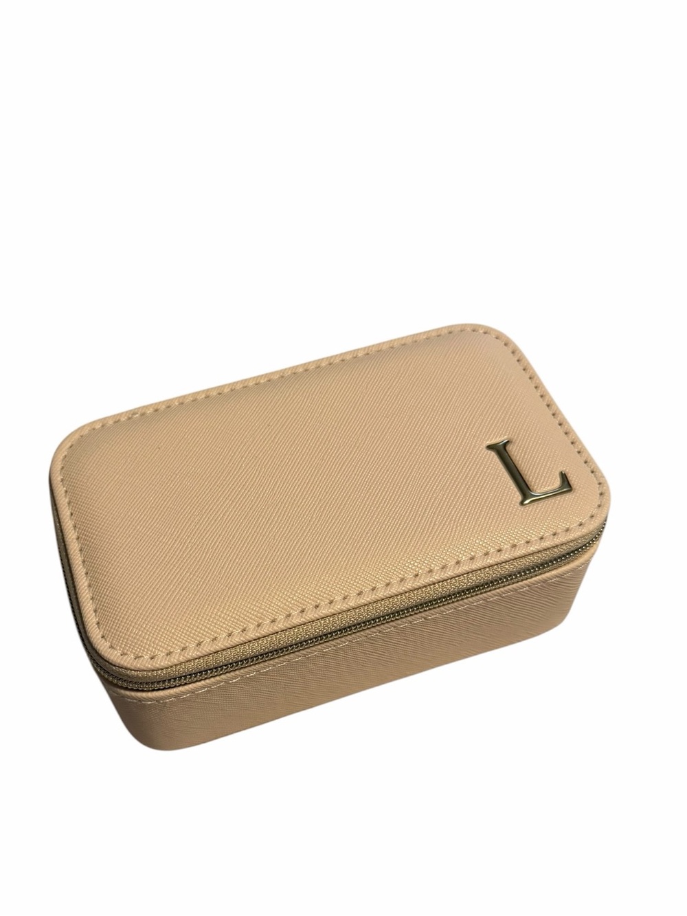Travel Jewelry Case with letter L. NWT